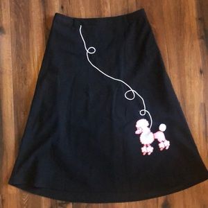 Women’s large 16 poodle skirt